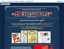 Tablet Screenshot of best-restaurants.de