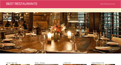 Desktop Screenshot of best-restaurants.net